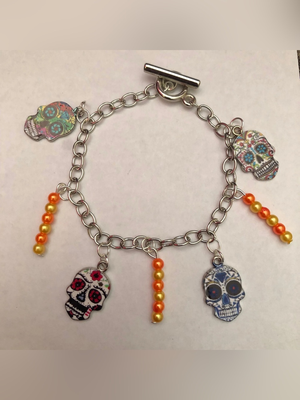 Día De Muertos Skull Calavera Charm Bracelet
SKU583